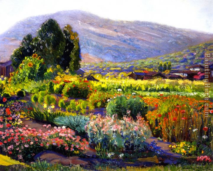 Joseph Kleitsch The Flower Garden Laguna